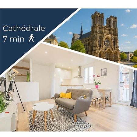 Appartement Lumineux Proche Cathedrale Reims Exterior photo